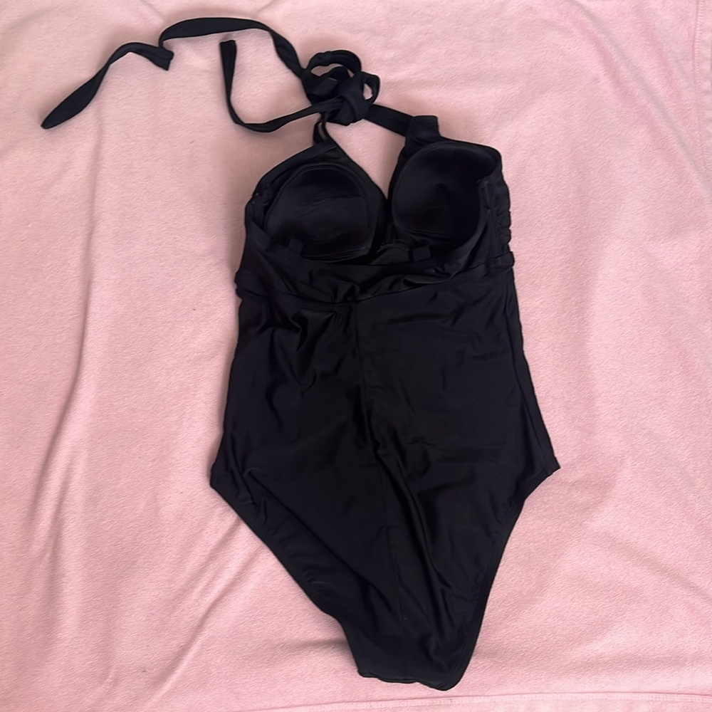 Kona Sol Black Bathing Suit - Picture 2 of 3